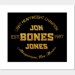 Jon jones t-shirt Posters and Art